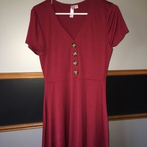 Red Francesca's dress